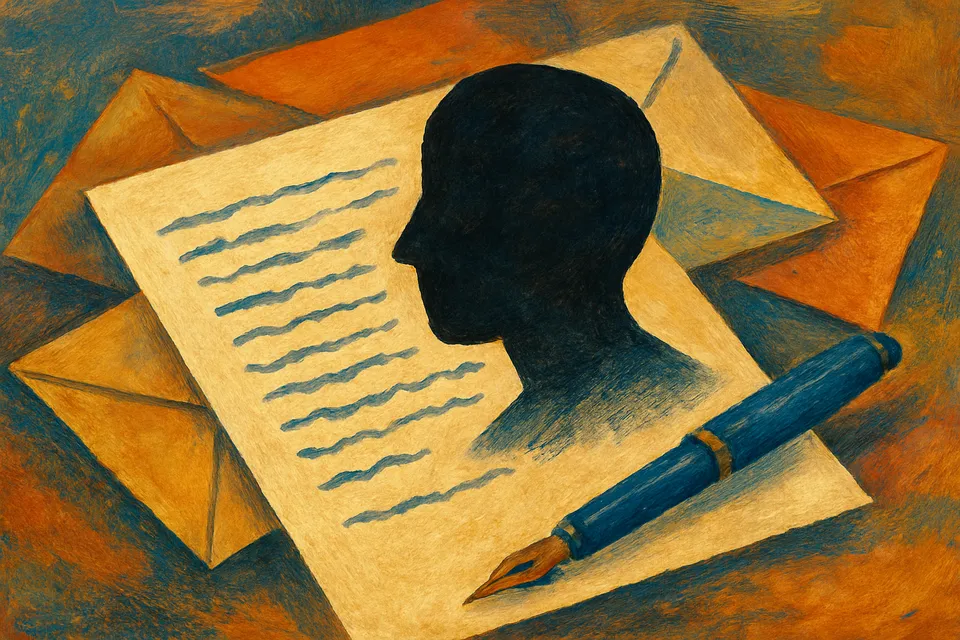 Imagen representativa de una carta escrita por un lector anónimo